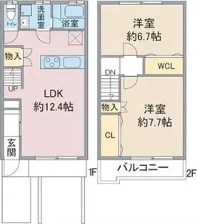 APT緑ヶ丘IIの間取り