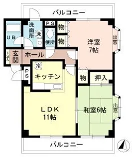 イデアルT・I【1階】の間取り