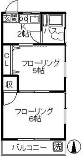 阿部コーポラス【2階】の間取り
