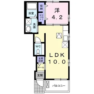 ルピナス【1階】の間取り