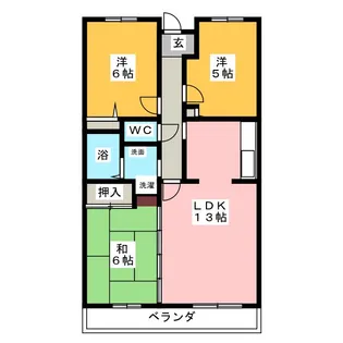 グランシャリオ【2階】の間取り