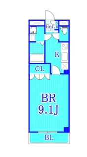 カサデセントロ横浜【4階】の間取り