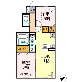 アネモネ【1階】の間取り