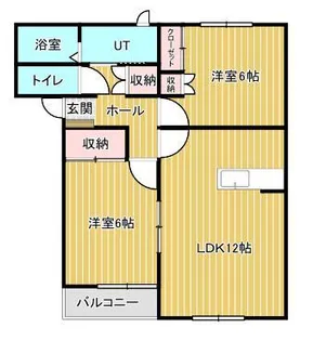 クレーネB棟【2階】の間取り