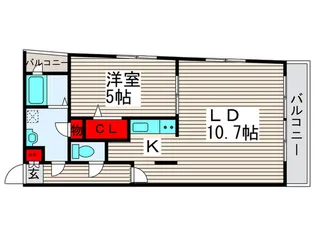 アーバハイツ扇大橋【1階】の間取り