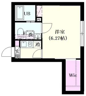 NSGATE中野坂上【2階】の間取り