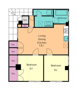 南ビル【3階】の間取り