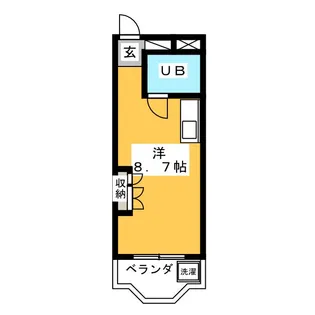 プレステージ103神久【1階】の間取り