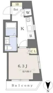 PARK LANE国分寺【8階】の間取り