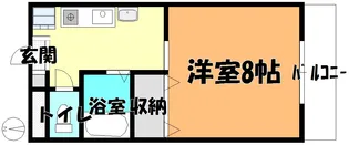 エーデルワイス【1階】の間取り
