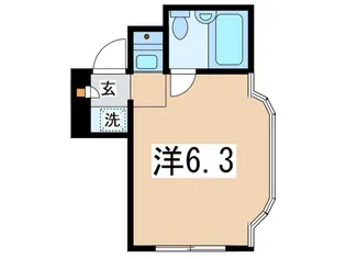 サンライズビルディング【2階】の間取り