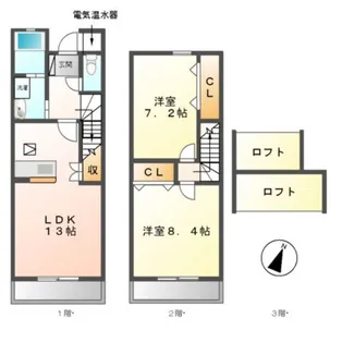 ヴィラマイオ【2階】の間取り