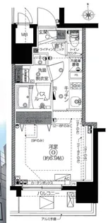 ZOOM東神田【4階】の間取り