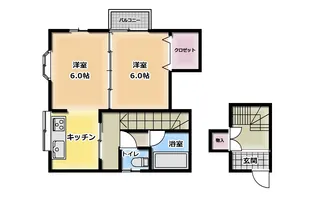 ROC裕 光ヶ丘【2階】の間取り