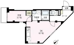 Hareno Villa【3階】の間取り