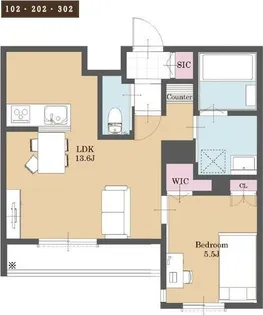 エマーブル【3階】の間取り
