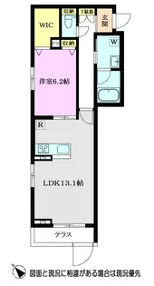 セレナ ヴィラ(新倉)【1階】の間取り