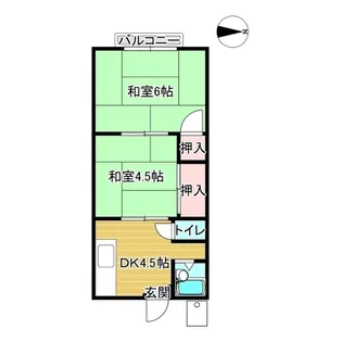 セレーネハイム第11【1階】の間取り