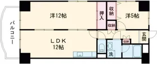 シャトレ片町【4階】の間取り