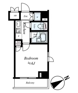 ルーブル中村橋弐番館【2階】の間取り