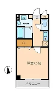 コート・プラムフィールド【3階】の間取り