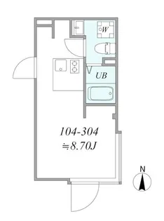 trias185【3階】の間取り