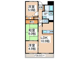 Green Gress久米田【1階】の間取り