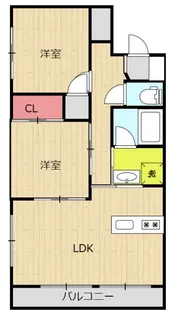 パークサイド柳丸【3階】の間取り