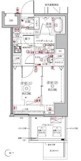 クレイシアIDZ浅草【10階】の間取り