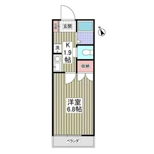 カレッジハウスVII【2階】の間取り