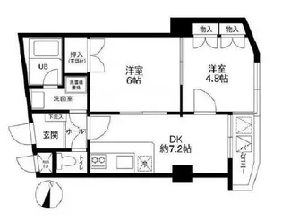 セザール代々木公園【3階】の間取り