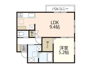 K-WOODII【2階】の間取り