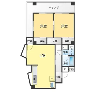 庄中第3ビル【2階】の間取り