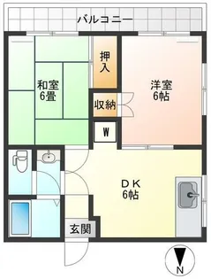 庄司マンション【1階】の間取り
