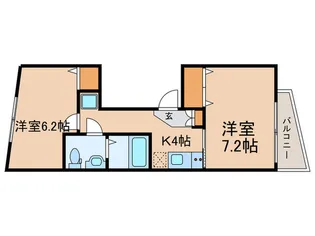レガロ雑司が谷【2階】の間取り
