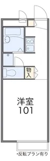 レオパレスエミネンス・ドエル(14068)【1階】の間取り