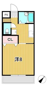 キャロットハウス【2階】の間取り