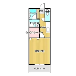 エテルナ武井-B【2階】の間取り