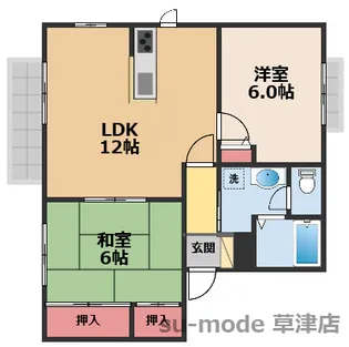 マザーレイクI【2階】の間取り