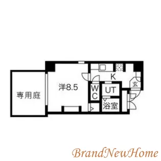 エヌエムスワサント【1階】の間取り