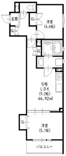 クリエオーレ南新町【3階】の間取り