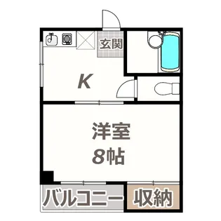 ロイヤル天王寺南【6階】の間取り