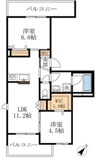 Brillante【2階】の間取り