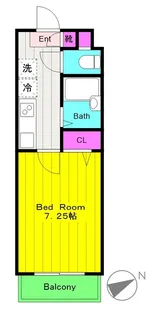 アヴィニティー調布南【1階】の間取り