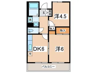 第9エルム大倉山【7階】の間取り