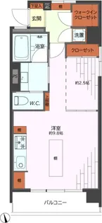 パラシオン恵比寿【3階】の間取り