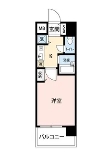 マイナビSTAYミライエ東中野駅前【3階】の間取り