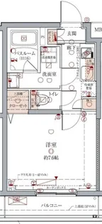 クレヴィスタ練馬桜台【3階】の間取り