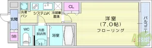 LaSante薬師堂【3階】の間取り
