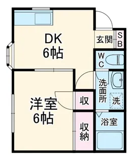 第2グリーンハイツ【2階】の間取り